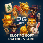 Ilustrasi realistis bergaya foto promo profesional bertema slot PG Soft paling stabil 2025, menampilkan kolase beberapa game populer PG Soft seperti Mahjong Ways 2, Treasures of Aztec, Lucky Neko, Wild Bandito, Ways of the Qilin, Fortune Tiger, dan Fortune Rabbit. Setiap game ditampilkan melalui potongan simbol khas — ubin mahjong, gadis Aztec, kucing emas, topeng bandit, naga qilin, harimau emas, dan kelinci putih — tersusun artistik di atas latar belakang bernuansa biru–emas bercahaya lembut. Tambahkan bola cahaya halus dan efek kilau tipis di sekitar logo PG Soft di tengah. Tulis teks modern dan tegas di bagian bawah gambar: “Slot PG Soft Paling Stabil” Gunakan tipografi sans-serif bergaya futuristik, warna putih keemasan dengan sedikit bayangan lembut. Komposisi seimbang agar terlihat rapi dan jelas pada rasio 500×500 piksel. Pencahayaan sinematik, tone realistis, tidak kartun, cocok untuk banner artikel situs gaming profesional.